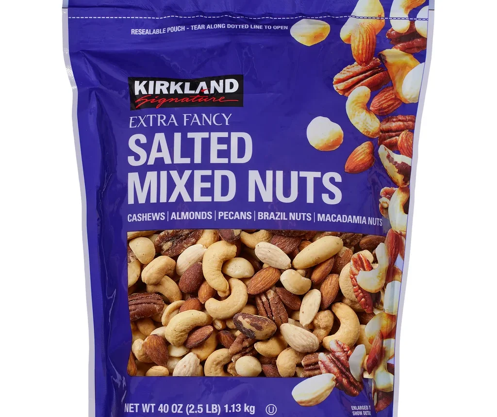 KIRKLAND | תערובת אגוזים ושקדים עם מלח ים