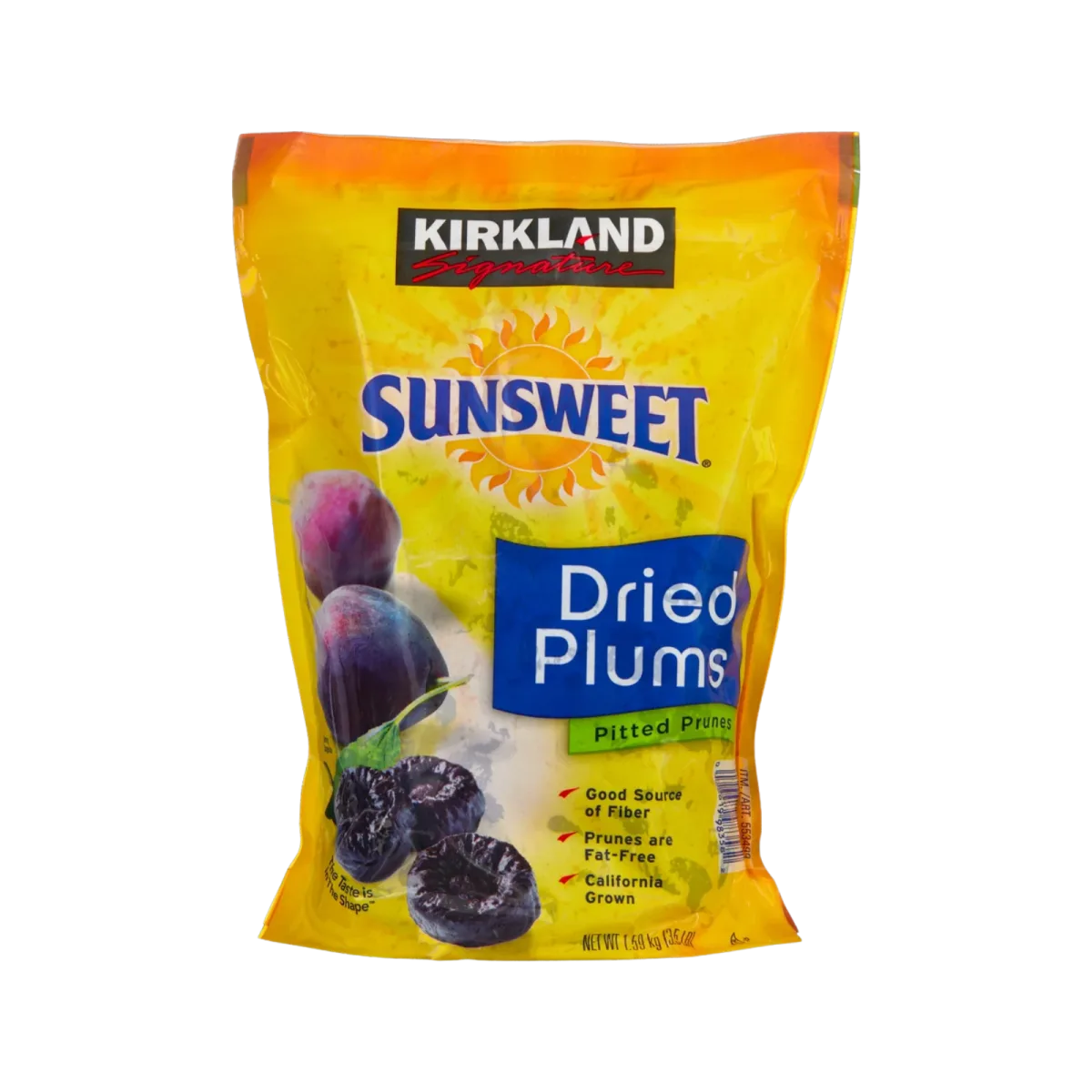 KIRKLAND | תערובת שזיפים מיובשים מגולענים