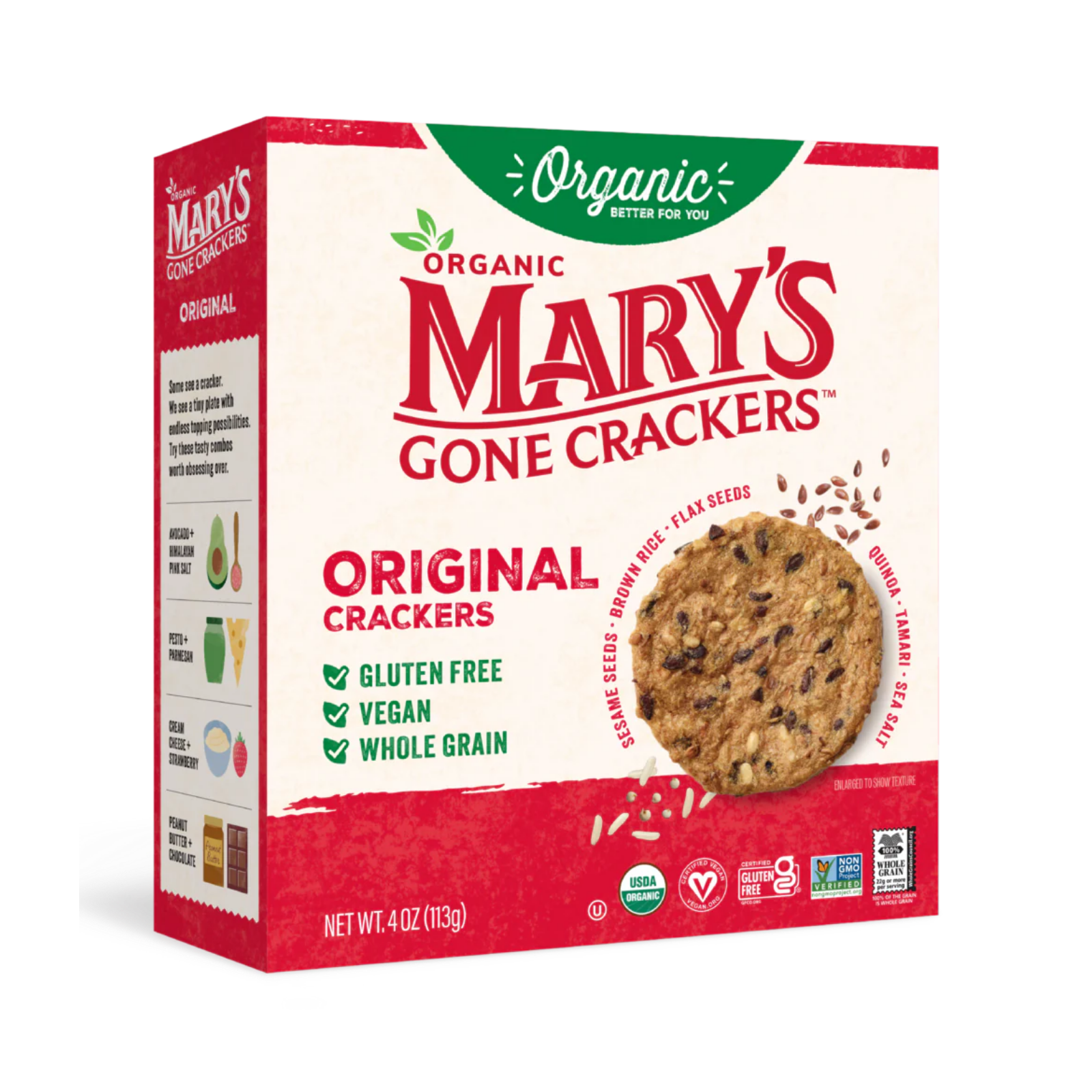 ORGANIC MARY'S | קרקר בריאות חטיף