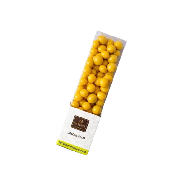 MOKAYA | דרז׳ה דגנים מצופה בשוקולד לבן בטעם לימון