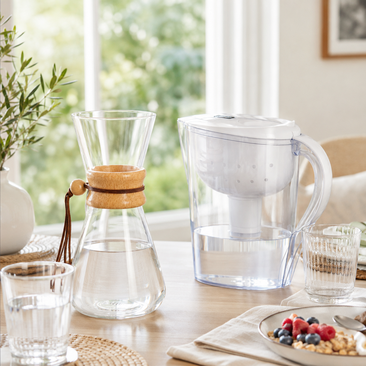 KIRKLAND Weekend Water Bundle | Pitcher + 12 Filters + 800ml Glass Carafe – Image 3