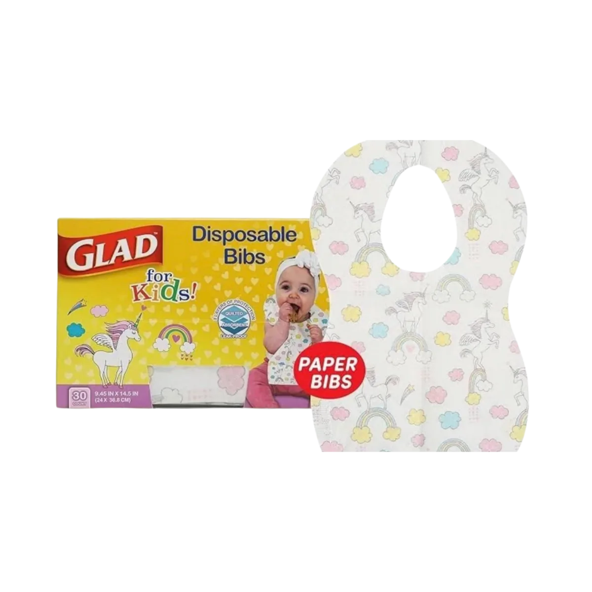 GLAD | סינר חד פעמי לבנות