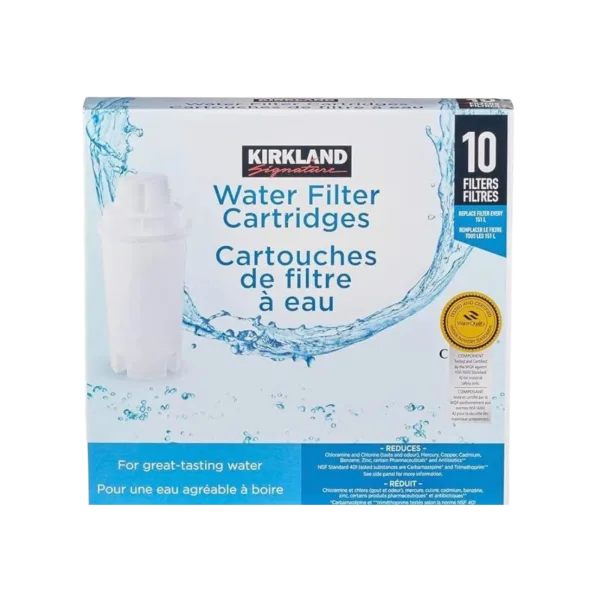 KIRKLAND | מסנני מים לקנקן – 10 יחידות