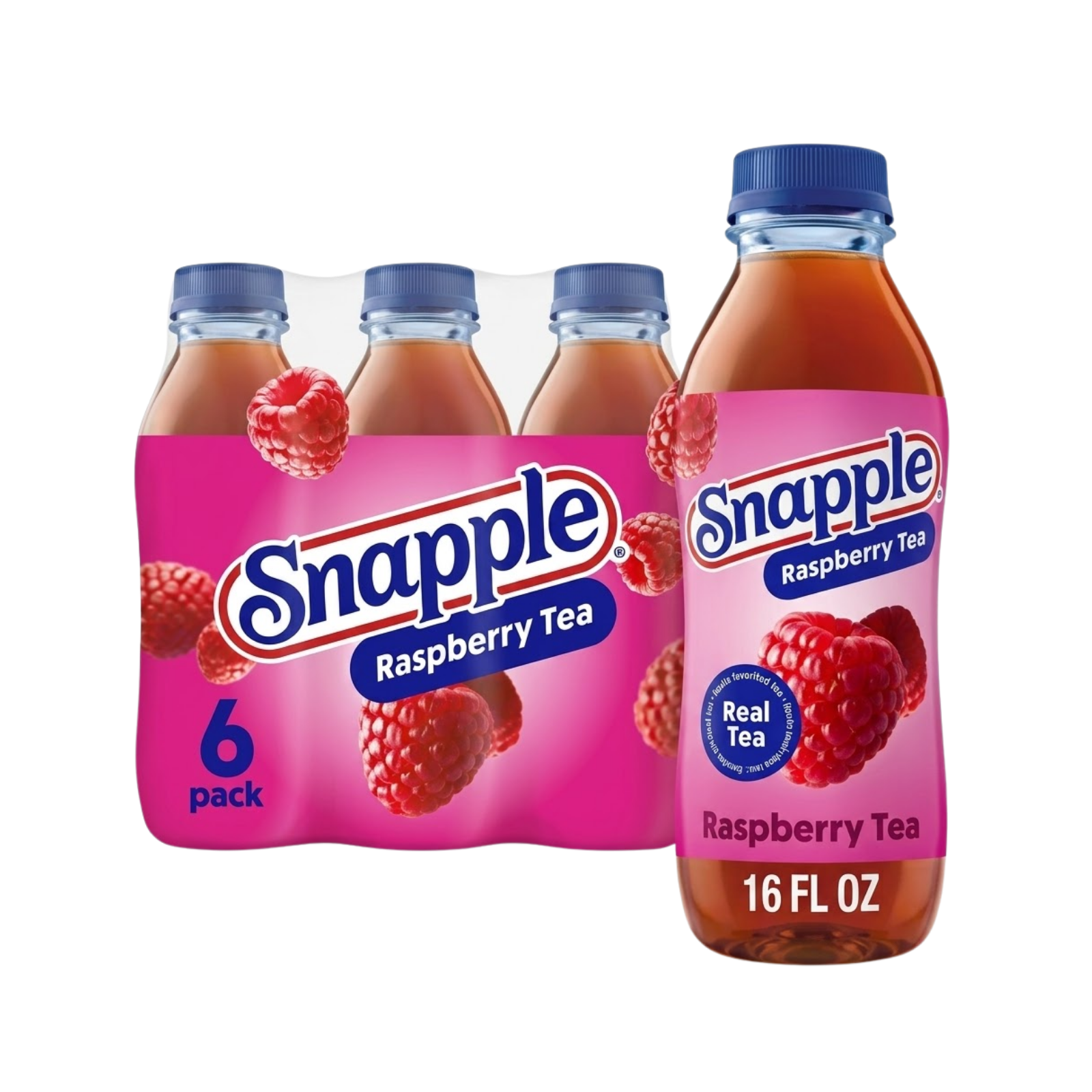 Snapple | תה בטעם פטל - 6 יחידות – תמונה 2