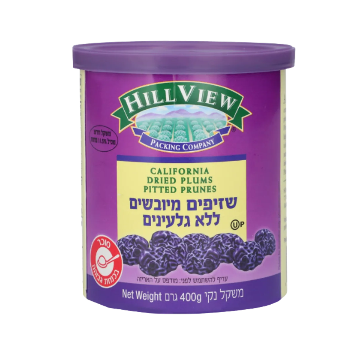 HILL VIEW | שזיפים מיובשים מקליפורניה