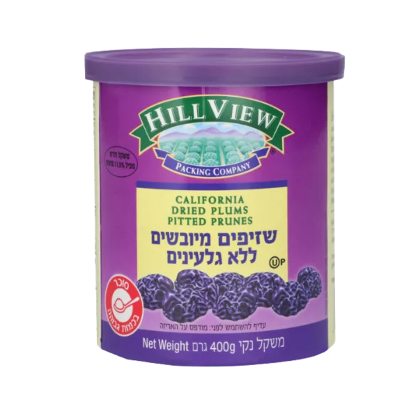 HILL VIEW | שזיפים מיובשים מקליפורניה