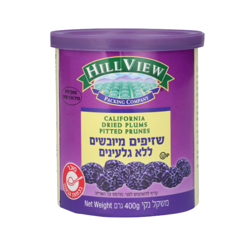 HILL VIEW | שזיפים מיובשים מקליפורניה