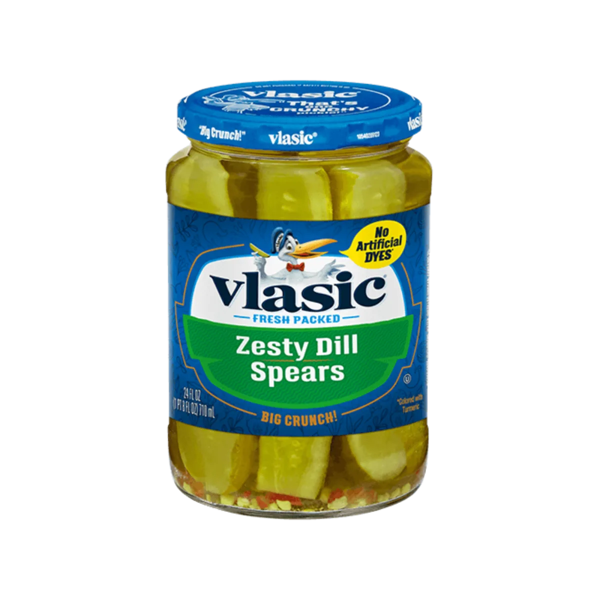 Vlasic | מלפפון חמוץ פיקנטי עם שמיר