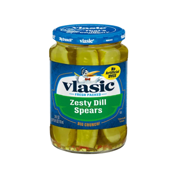 Vlasic | מלפפון חמוץ פיקנטי עם שמיר