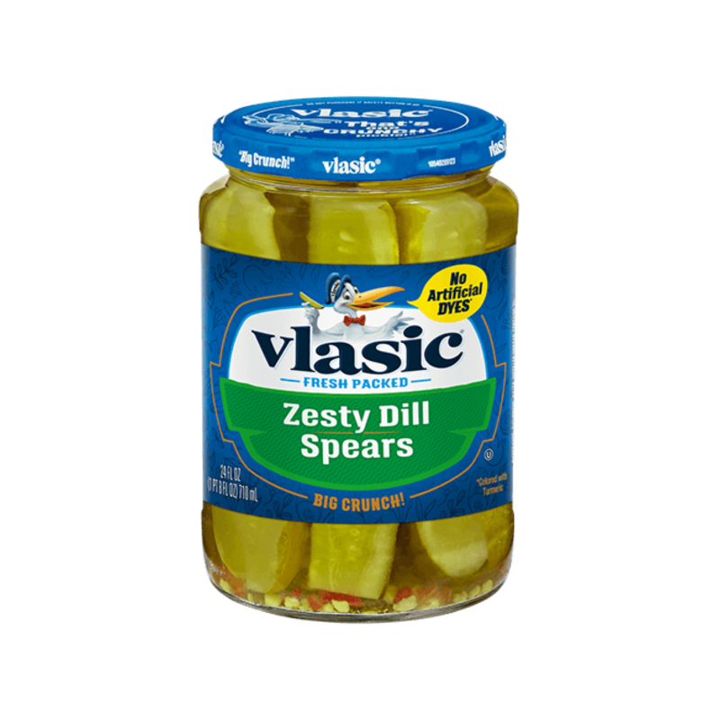 Vlasic | מלפפון חמוץ פיקנטי עם שמיר