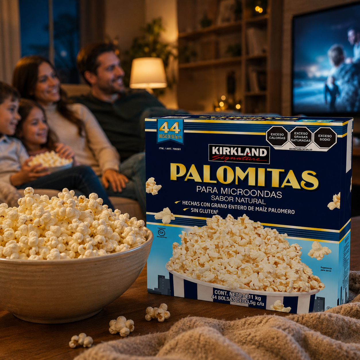 Kirkland Signature Microwave Popcorn | 44 Bags | Club 🍿 – תמונה 4