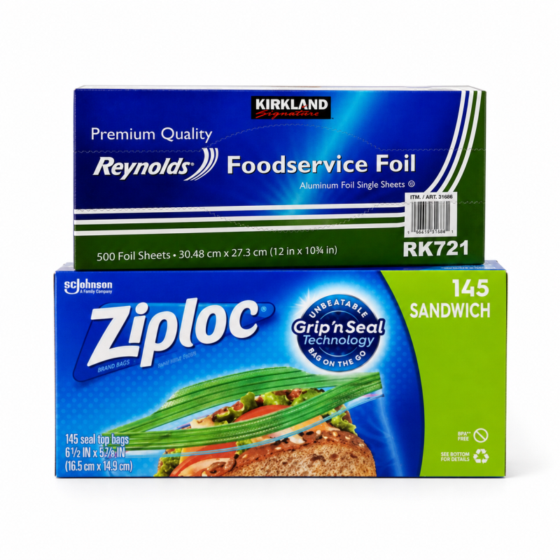 Ziploc + Kirkland Foil | Club Exclusive