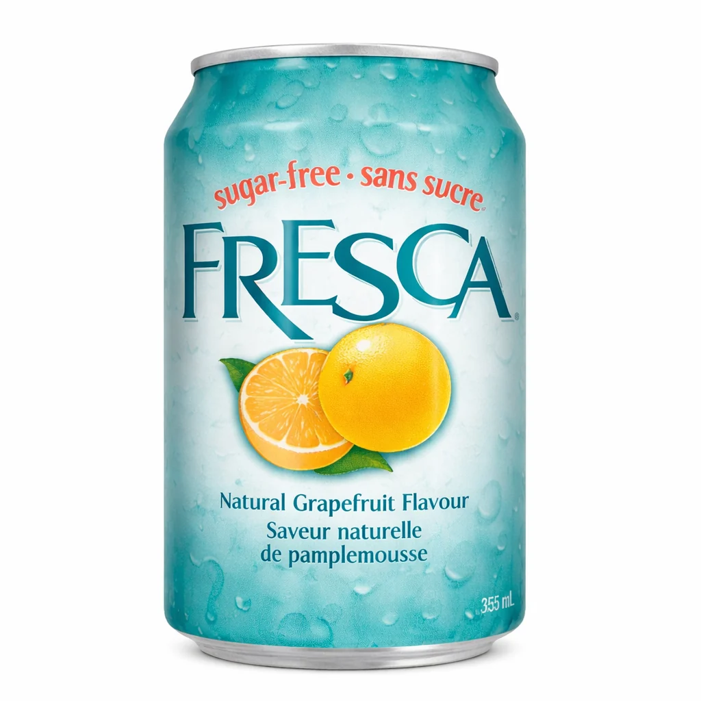 FRESCA משקה מוגז בטעם הדרים ללא סוכר | 12 יחידות