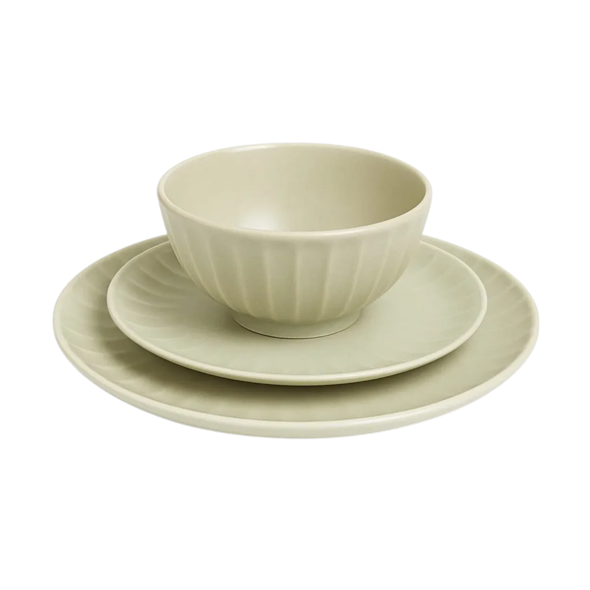 18-Piece Dinnerware Set — Jade Green