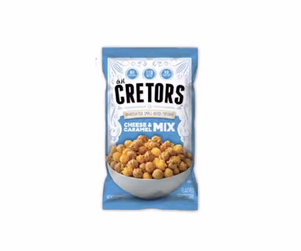CRETORS | פופקורן בטעם קרמל וגבינת צדר