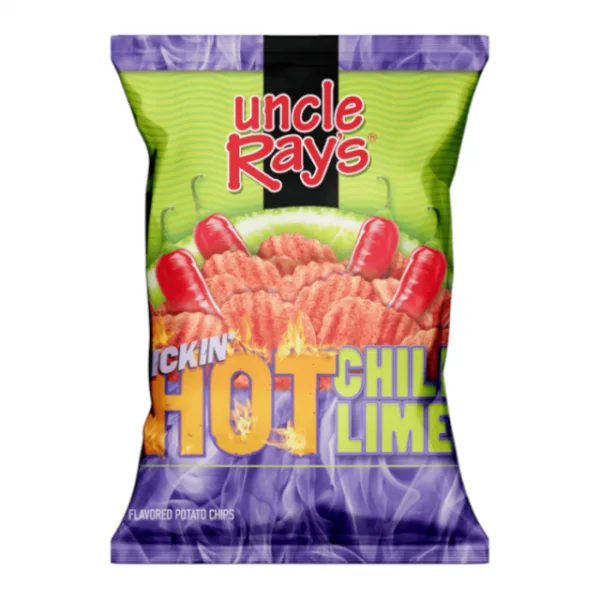 UNCLE RAYS |חטיף תפוח אדמב בתיבול צ'ילי חריף וליים